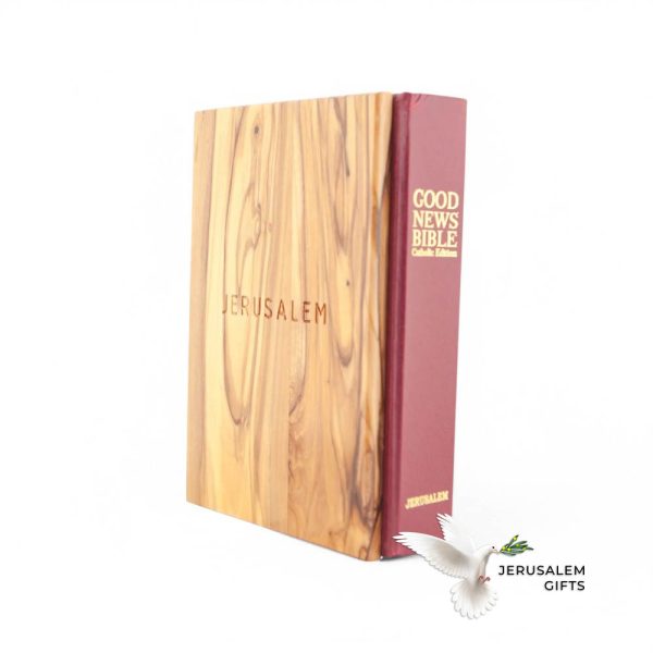 English Bible with Wooden Protection Cover